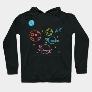 Space Planets Hoodie